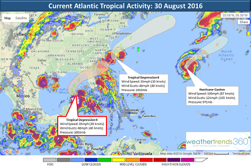 Tropics Update 2016-08-30