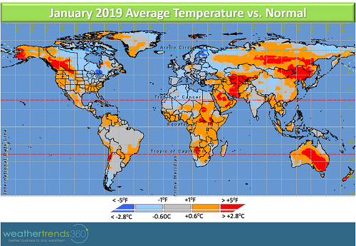 TemperatureMapvsNormal_January2019